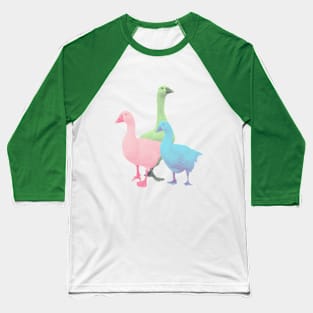 Pastel ducks Baseball T-Shirt